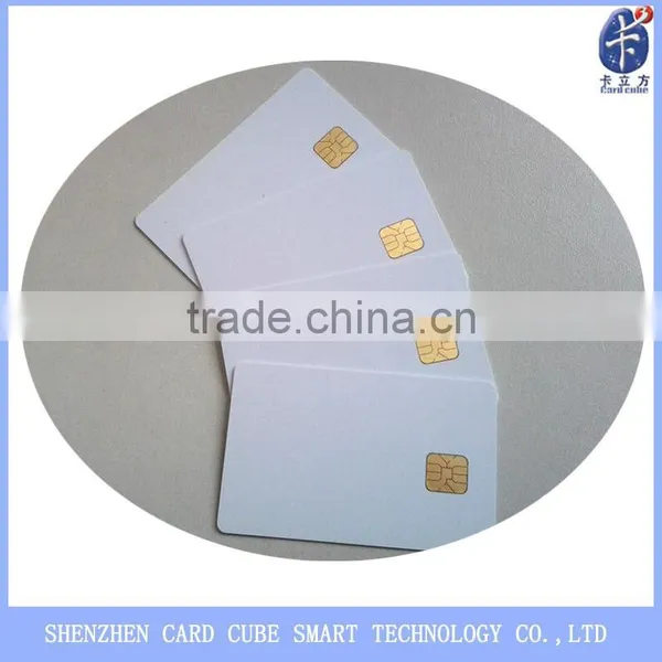 Blank Plastic PVC Rewritable Memory Contact IC Card With SLE4442 Chip photo-3