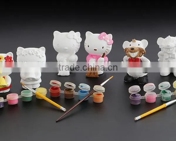 Non-toxic Gypsum Graffiti Toy With Paint Set for Children photo-5