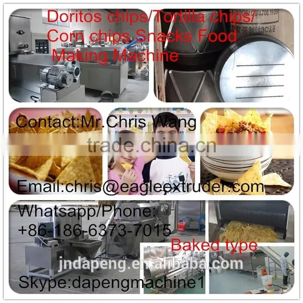 Doritos Tortilla Making Machine, Corn Chips Production Line photo-4