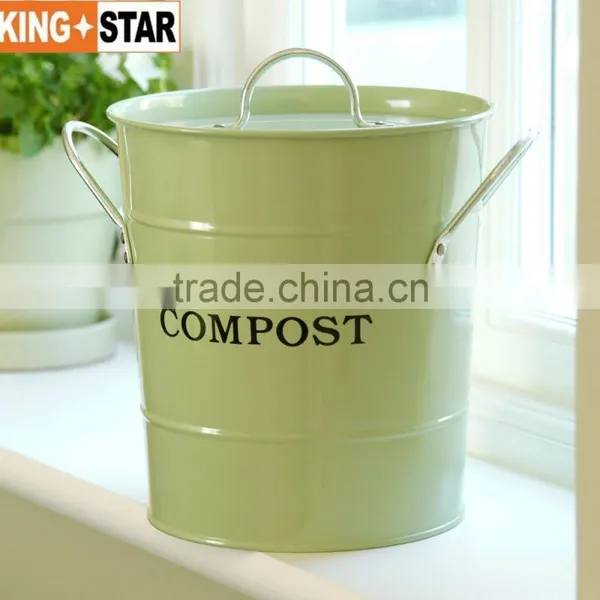 3 Litre Sage Compost Pail photo-4