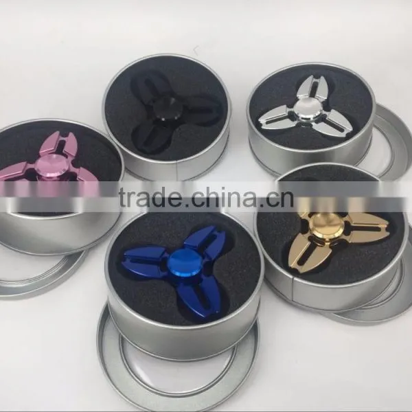 2017 Trending Products Si3N4 608 Ceramic Bearing Fidget Spinner ABS Tri-Spinner Desk Focus Toy photo-2
