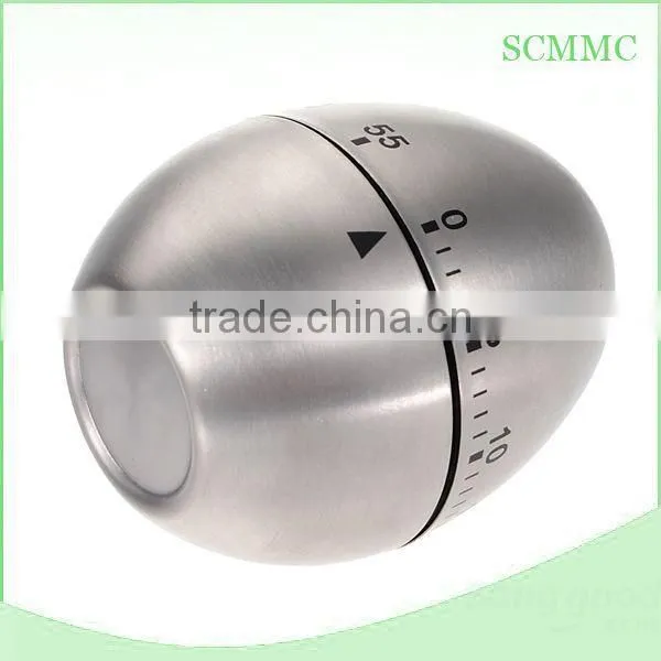 High Quality Stainless Steel Egg Shape Kitchen Timer photo-4