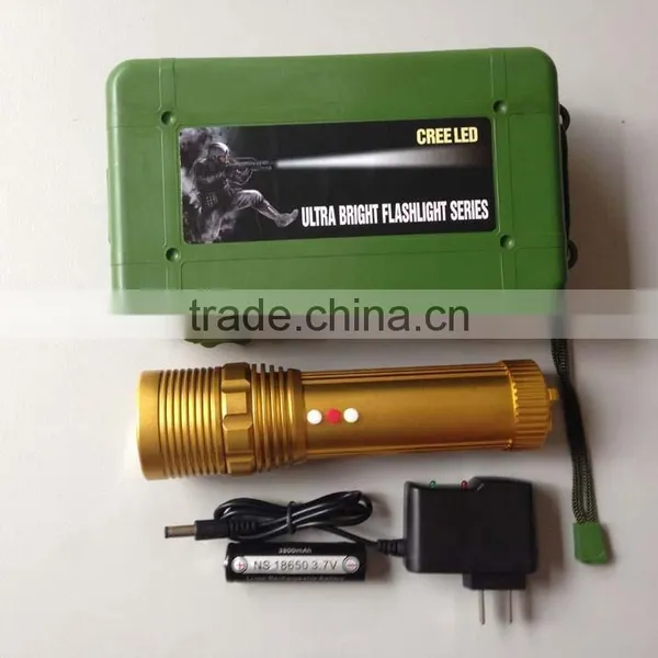 Multi-function Led Working Light Rechargeable Flashlight Zoom Tactical Flashlight photo-5
