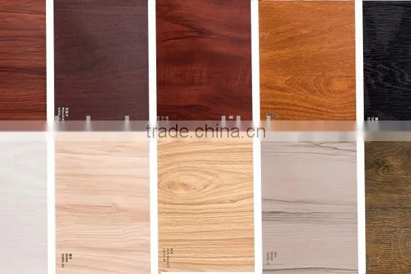 Wholesale Pvc Wood Grain Texture Paper Lamination Funiture Decorative Foils photo-4