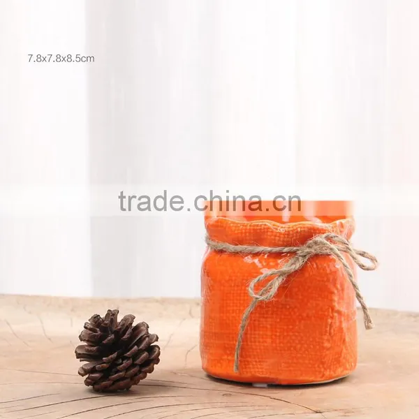 New Design Handmade Small Colorful Ceramic Succulent Pot photo-3