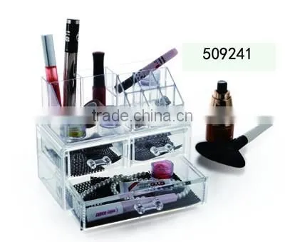 Popular Factory Manufactured Plastic Cosmetic Organizer Make up Storage Display Jewelry Cosmetic photo-6