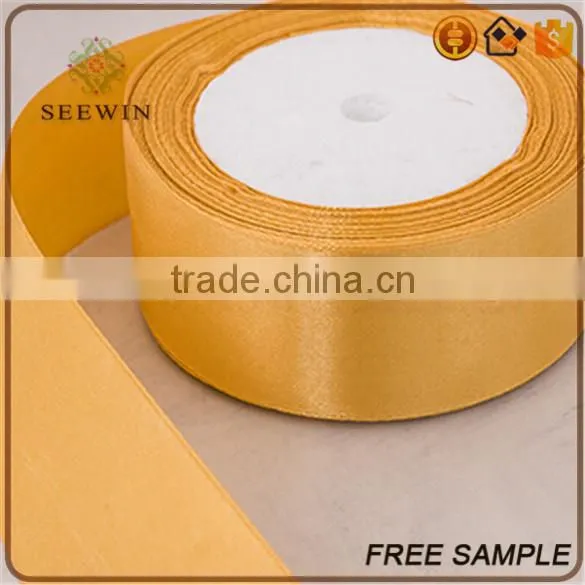 Colorful Wave Soft Smooth Gift Packing Decorative Satin Fabric Ribbon Bow photo-6