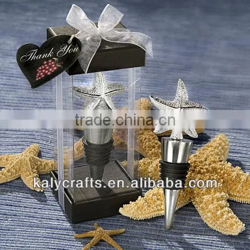 Polyresin Decorative Starfish Wine Stopper photo-2