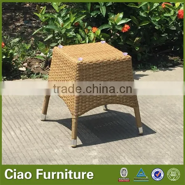 1+1+2 Yellow Rattan Sitting Sofa Chair Outdoor Sofa Set photo-3