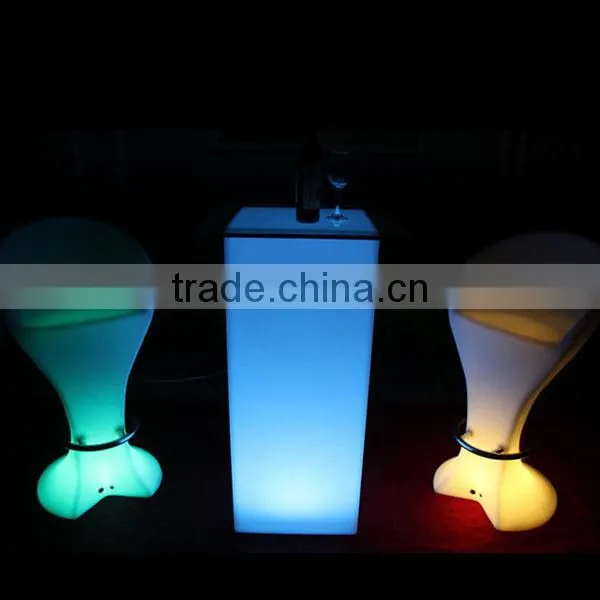 Plastic Material and Commercial Furniture General Use Glowing Dining Tables photo-5