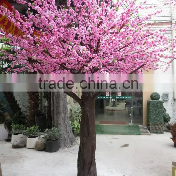 Blooming Tree Top Quality Factory Indoor Decoration Artificial Peach Tree photo-6