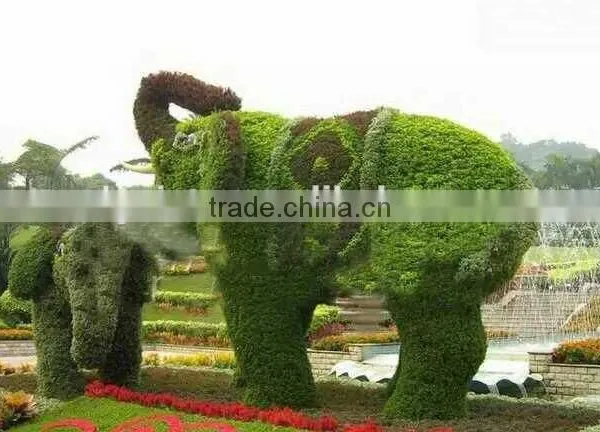 China Garden Decoration Wire Animals Decorative Artificial Grass photo-4
