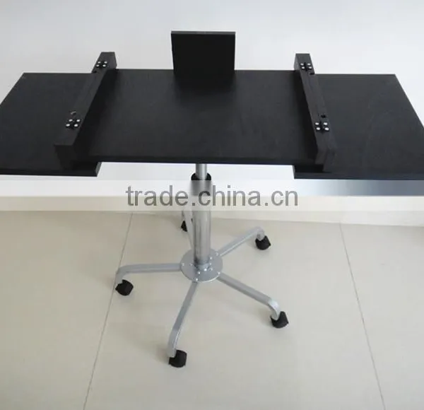 Adjustable Rolling Portable Mobile Computer Notebook Desk Stand Laptop Table photo-3