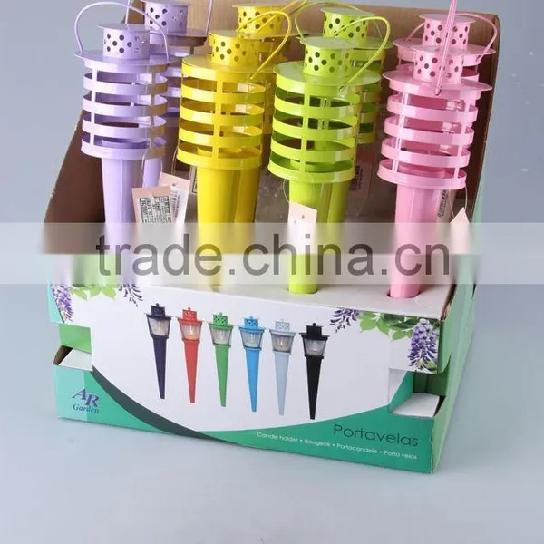 Torch Design Iron Candle Holder/Home Decoration Candlestick photo-2
