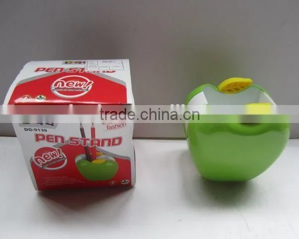 Colorful Apple-shaped Plastic Stationery STORAGE BUSKET/Multifunctional Pen Holder photo-4