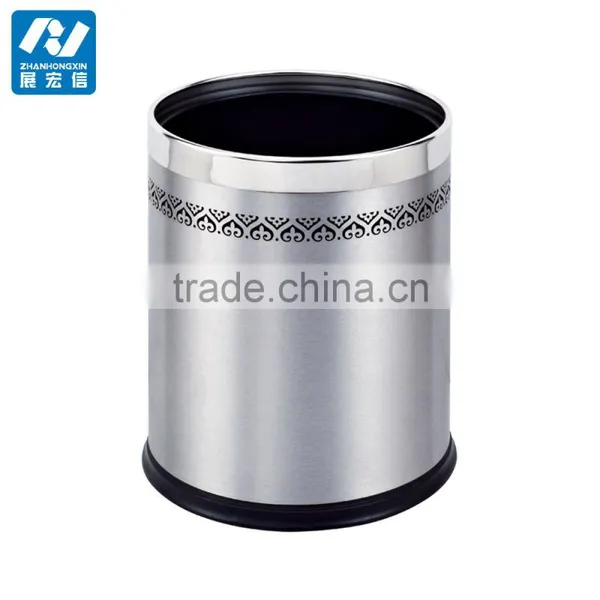 Stainless Steel Trash Bin for Hotel Guest Room photo-5