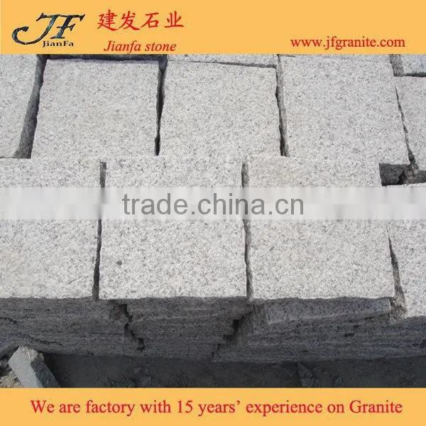 China Outdoor Cheap Paving Stone Cobble Stones G603 Grey Granite photo-2