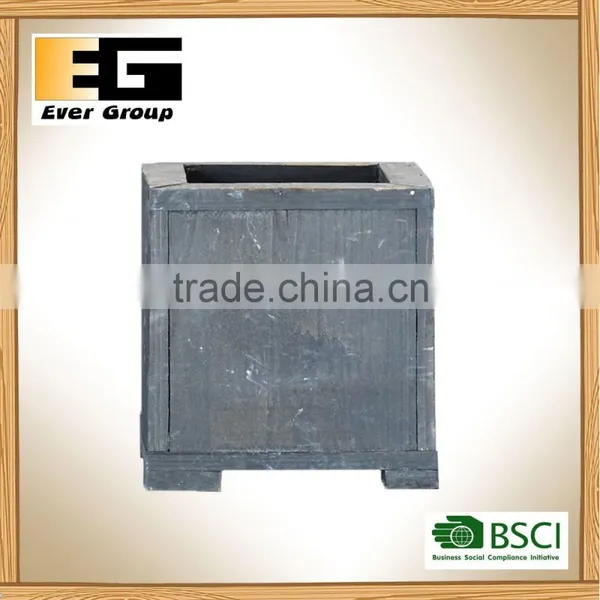 Grey Drawer Shape Planting/Decoration Wooden Garden Planters photo-4