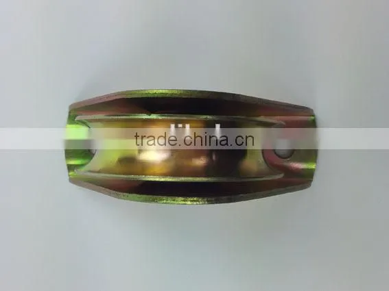 3 Inch Sliding Gate Pulley Diameter 78mm Thickness 20mm Bearing 6203RS Groove "U" With Outer Support ITEM:820PCR photo-3