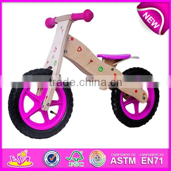 2015 Hot Sale High Quality Wooden Bicycle,popular Wooden Balance Bicycle,new Fashion Kids Bicycle W16C078-20 photo-4