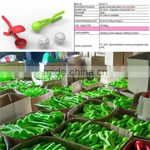 Hot PP Plastic Hot Sale Snow Ball Toy Plastic Snowball Maker for Kids Snowball Maker photo-6