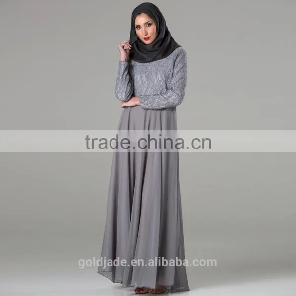 2016 Designer Abayas Dubai 100% Cotton New Design Abaya photo-3