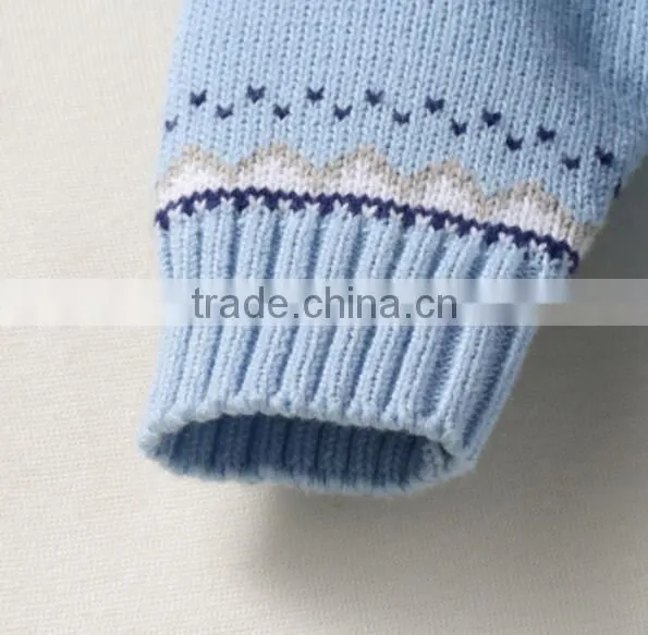 Warm Season Pure Cotton Long Sleeve Baby Knitwear photo-5
