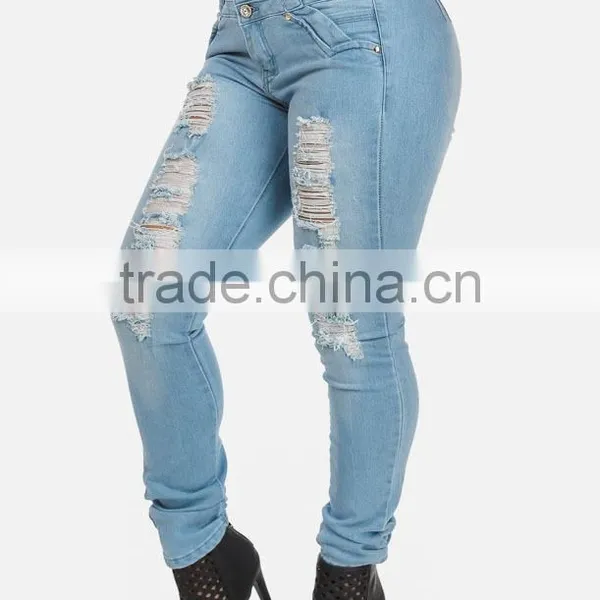 Wholesale Colombian Push up Jeans Levanta Cola photo-2