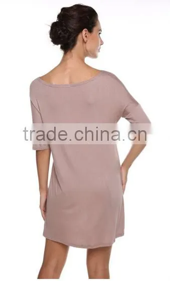 Tops For Women 2016 Fashion Cute & Comfy Loose Fit Short Sleeves Tunic Tops photo-6