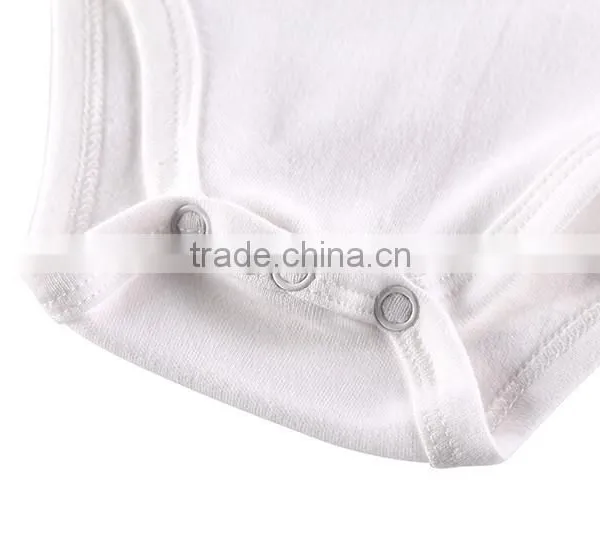Wholesale Customized Logo Baby Plain Rompers Blanks Baby Onesie Custom Printing photo-4