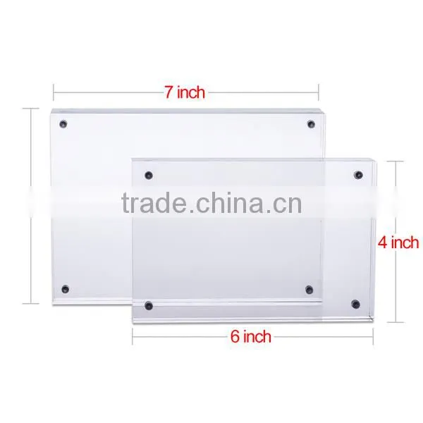 Clear Double-side Picture Frame Acrylic Display photo-4
