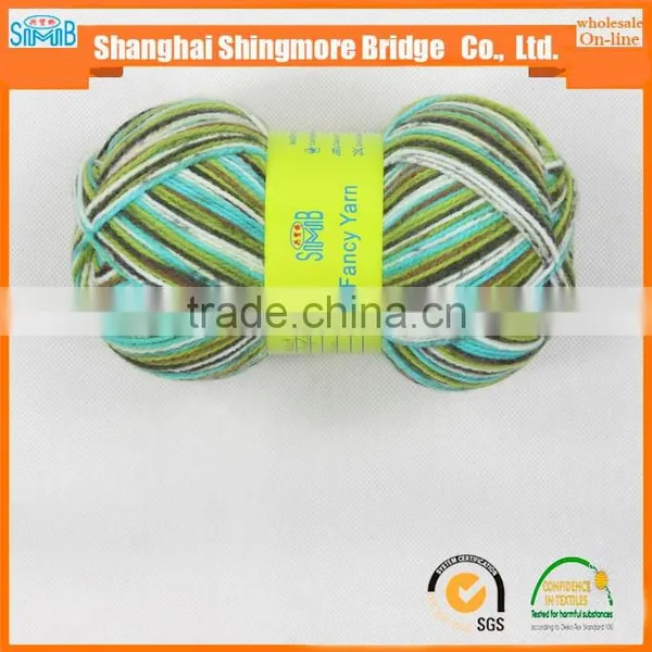 Knitting Yarn Supplier Shanghai Smb Cheap Wholesale High Quality 4Nm Acrylic Yarn 100% for Knitting Scarf photo-3
