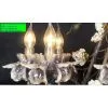 Beautiful European Copper Lamp With Rose and Ceramics Flowers for Decoration photo-3
