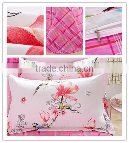 100%cotton AB Design Printed Flower Bedding Set photo-4