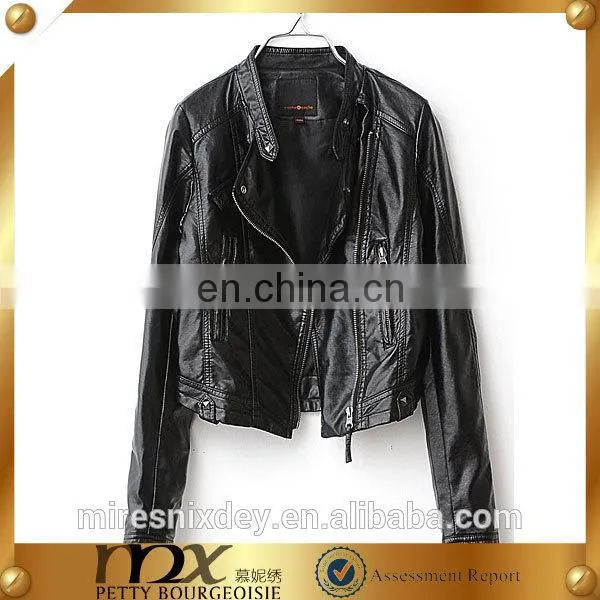 High Quality Fashion pu Foam Women Jacket