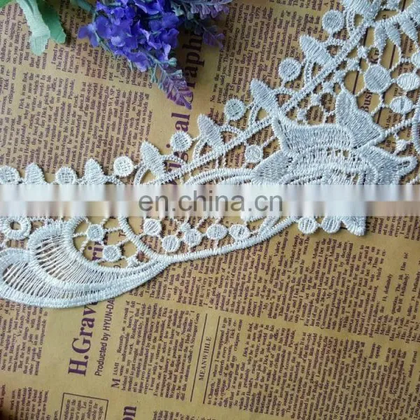 2017 New Arrival 100% Polyester Lace Collar Embroidery Fashion Lace Collar photo-3