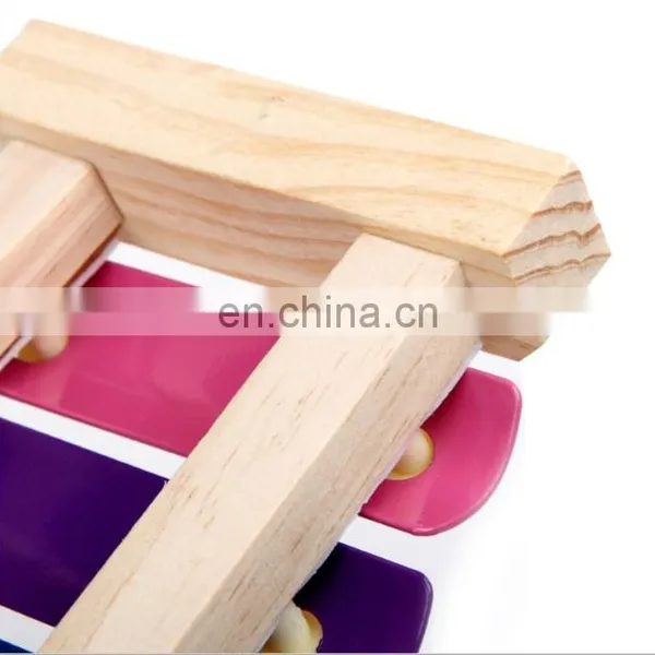 Wooden Musical Toys -8 Note Metal Keys Glockenspiel and Harmonica Instruments Set With Song Sheet for Toddler photo-5