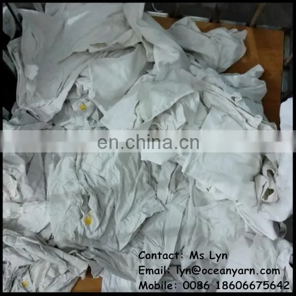 White Cleaning Cotton Rags Cotton Wiping Rag Popular Cotton Wiper Rag
