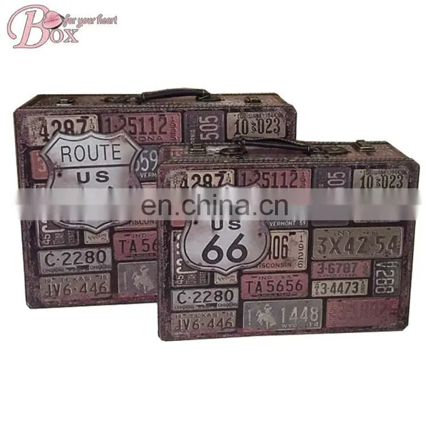 Children Cardboard Paper Suitcase With PU Handle photo-6