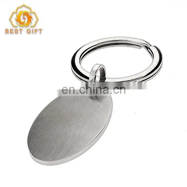 Custom Shape Stainless Steel Dog Tag Key Chain photo-2