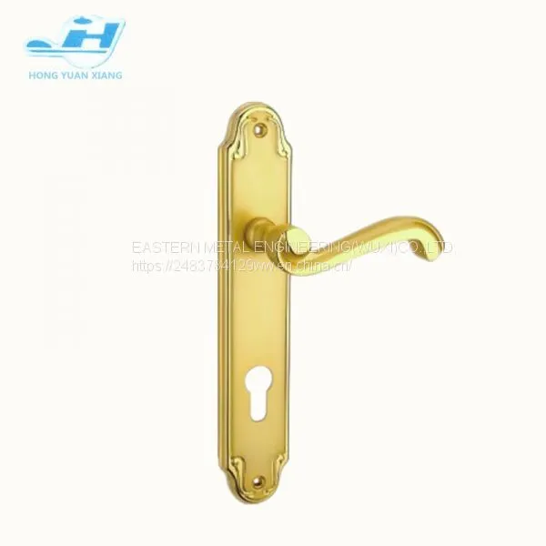 GP Steel Lever Handle Mortise Lock Door Handle With Cylinder Hole Used in Wooden Door or Bathroom photo-3