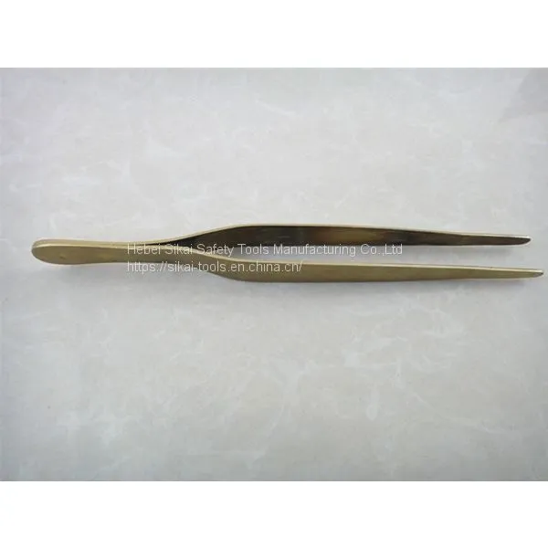 Neat Tips Tweezers 150mm Aluminum Bronze Alloy Anti Spark Hand Tools photo-3