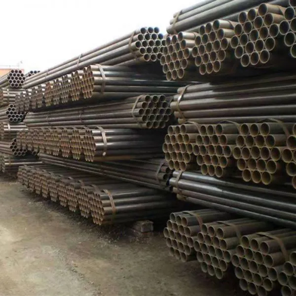 Tianjin Shengteng Mild Carbon Steel Straight ERW Welded Black Steel Round Pipe photo-5