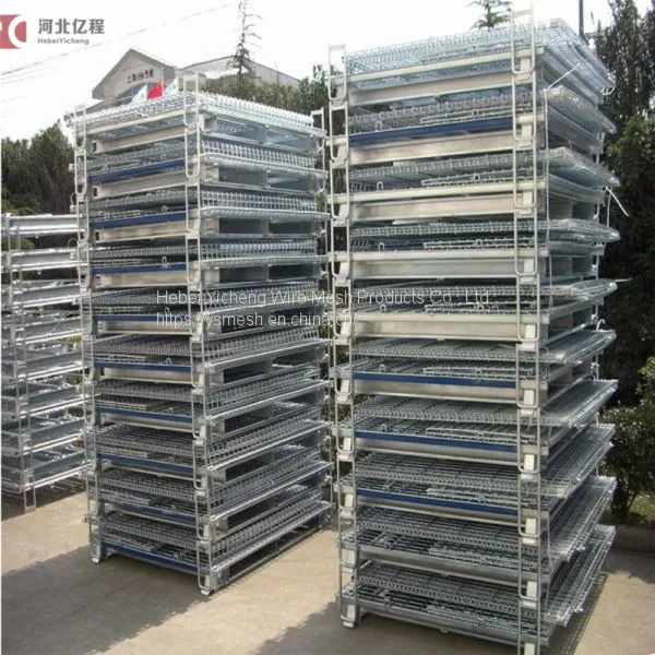 Heavy Duty Collapsible Steel Wire Mesh Pallet Container With Best Price photo-5