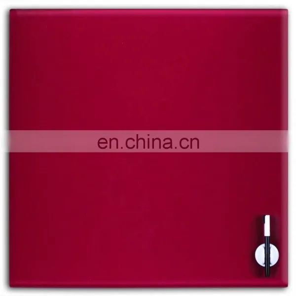 China Manufacture Magnetic Tempered Glass Writing White Glass Board photo-4