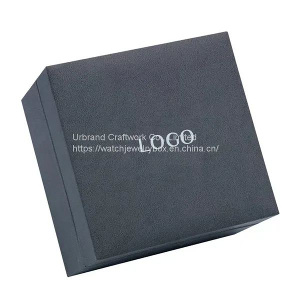 Luxury Black Rigid Cardboard Paper Watch Box Cases Customizable Watch Gift Packaging Box With Logo photo-4