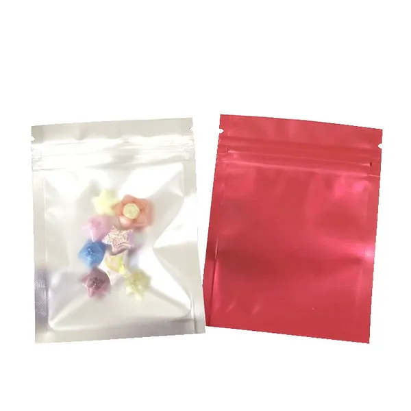 Front Clear Window Aluminum Foil Plastic Small Sachet Bag Pouch for Food photo-2