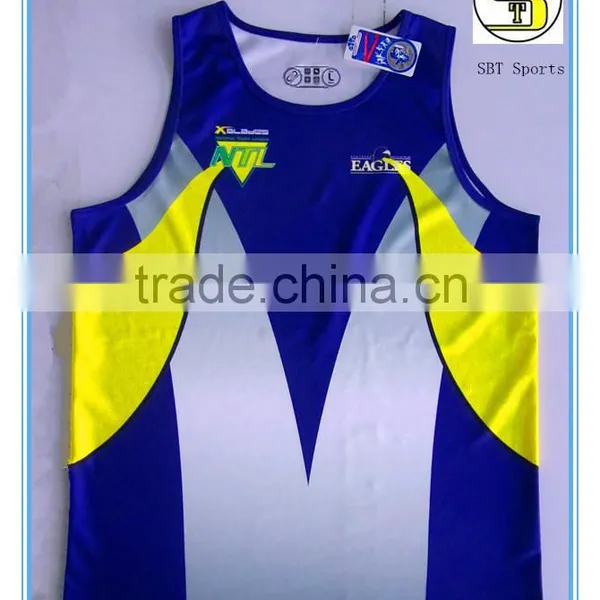 Sublimation 100% Polyester Basketball Singlet photo-2