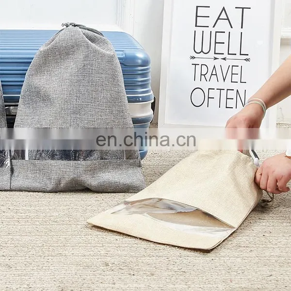 Customized Recyclable Non Woven Drawstring Shoe Bag Making Machine photo-3
