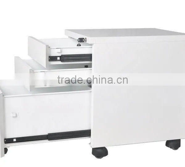 (DL-M1 ) Office Storage Steel Metal Mobile Pedestal File Cabinet on Castors With 3 Drawer 2 Box 1 File -workplace Organization photo-2